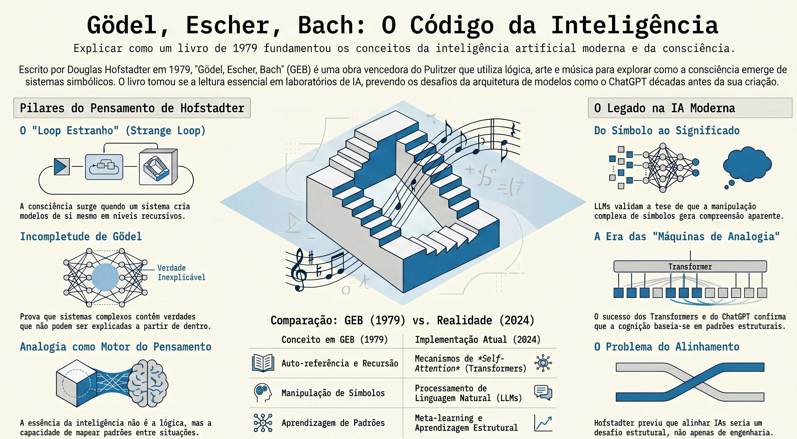 Imagem do livro Gödel, Escher, Bach