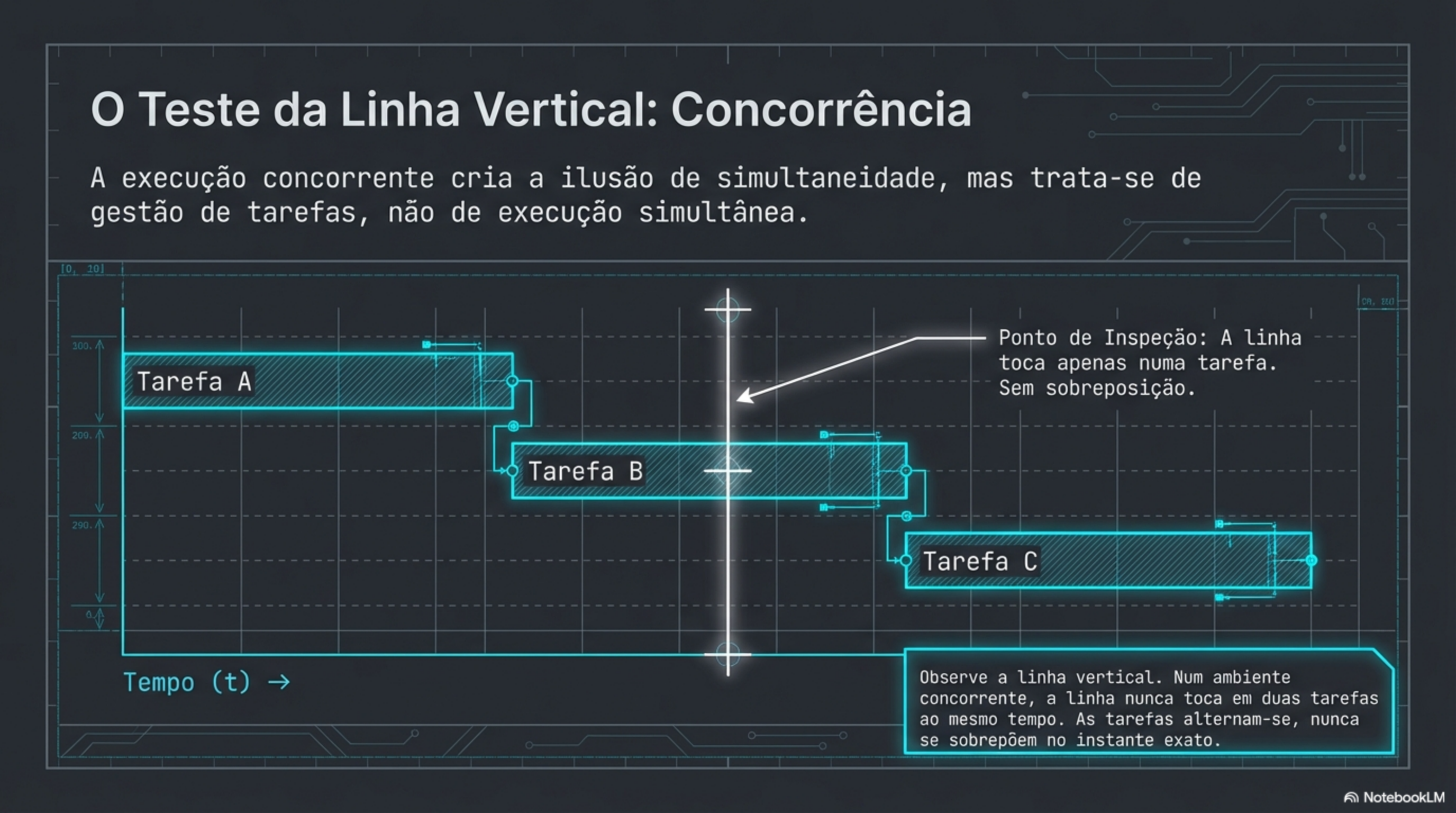 Teste da Linha Vertical - Concorrência