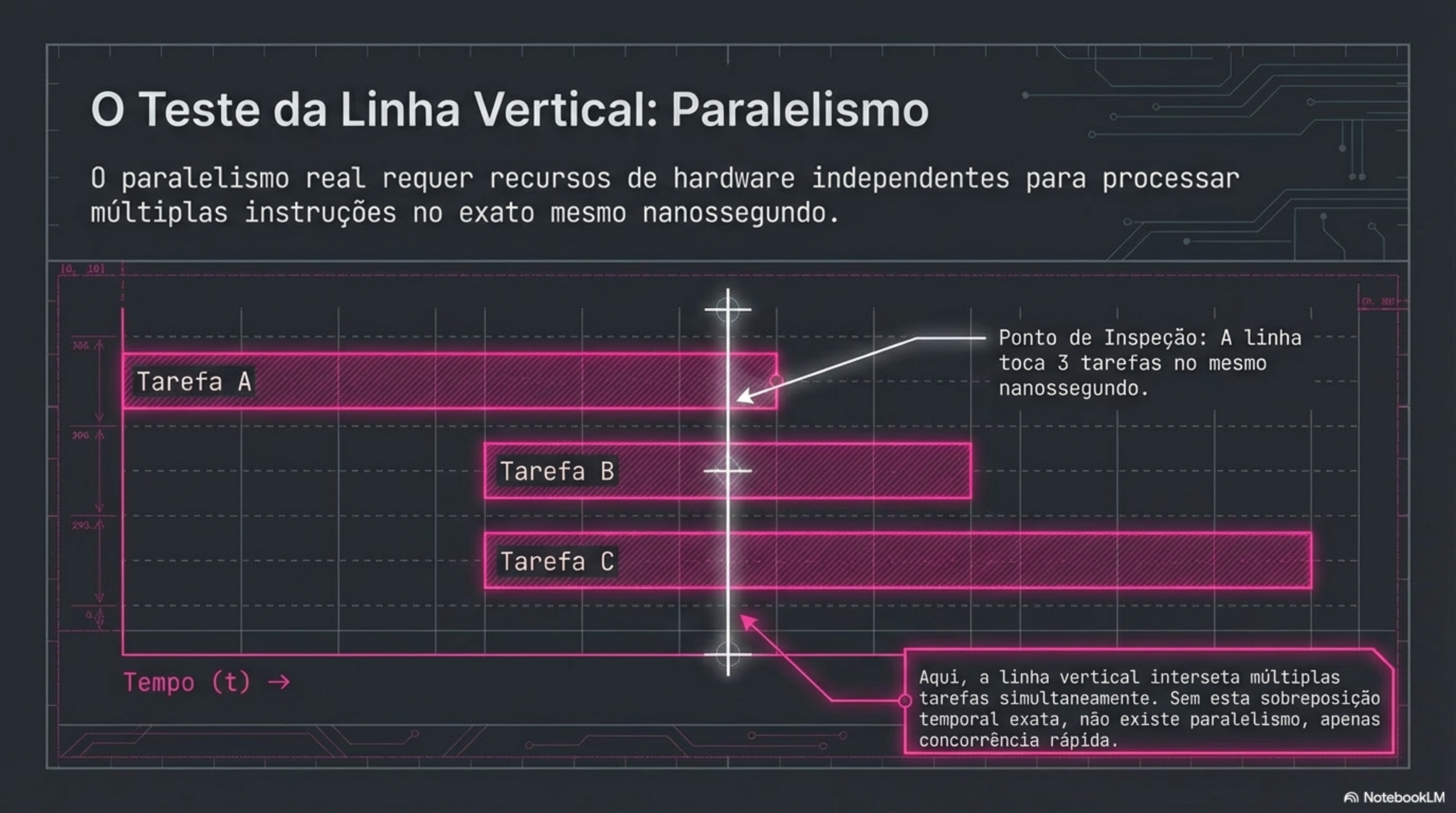 Teste da Linha Vertical - Paralelismo